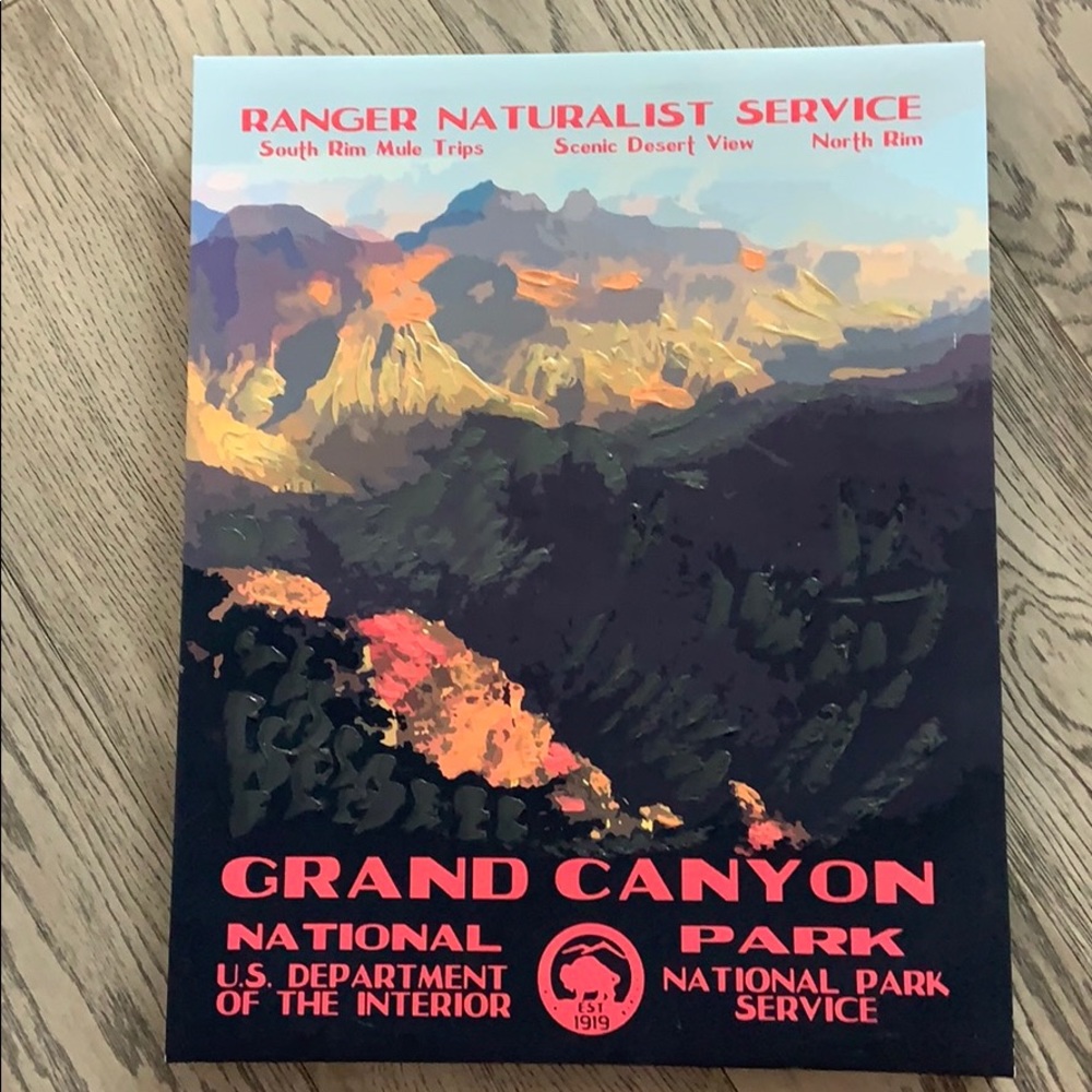 National Park Canvas- Yellowstone & Grand Canyon